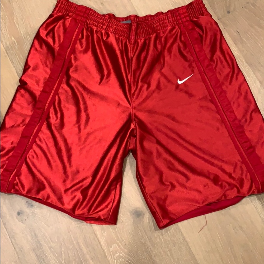 Men’s Red Nike Athletic shorts